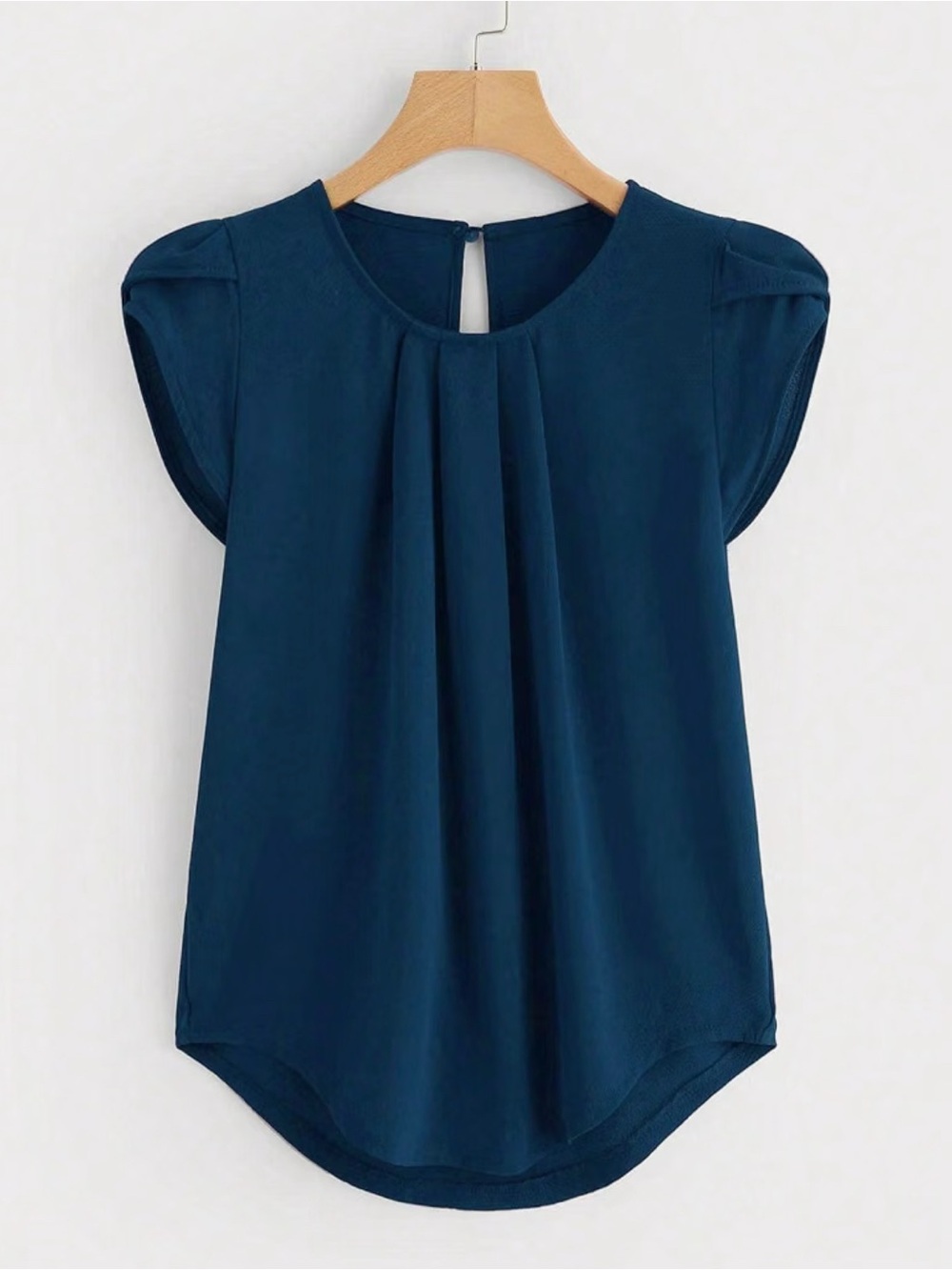 2 Stretch Tulip Sleeve Pullover Tunic Top black green sz: XL